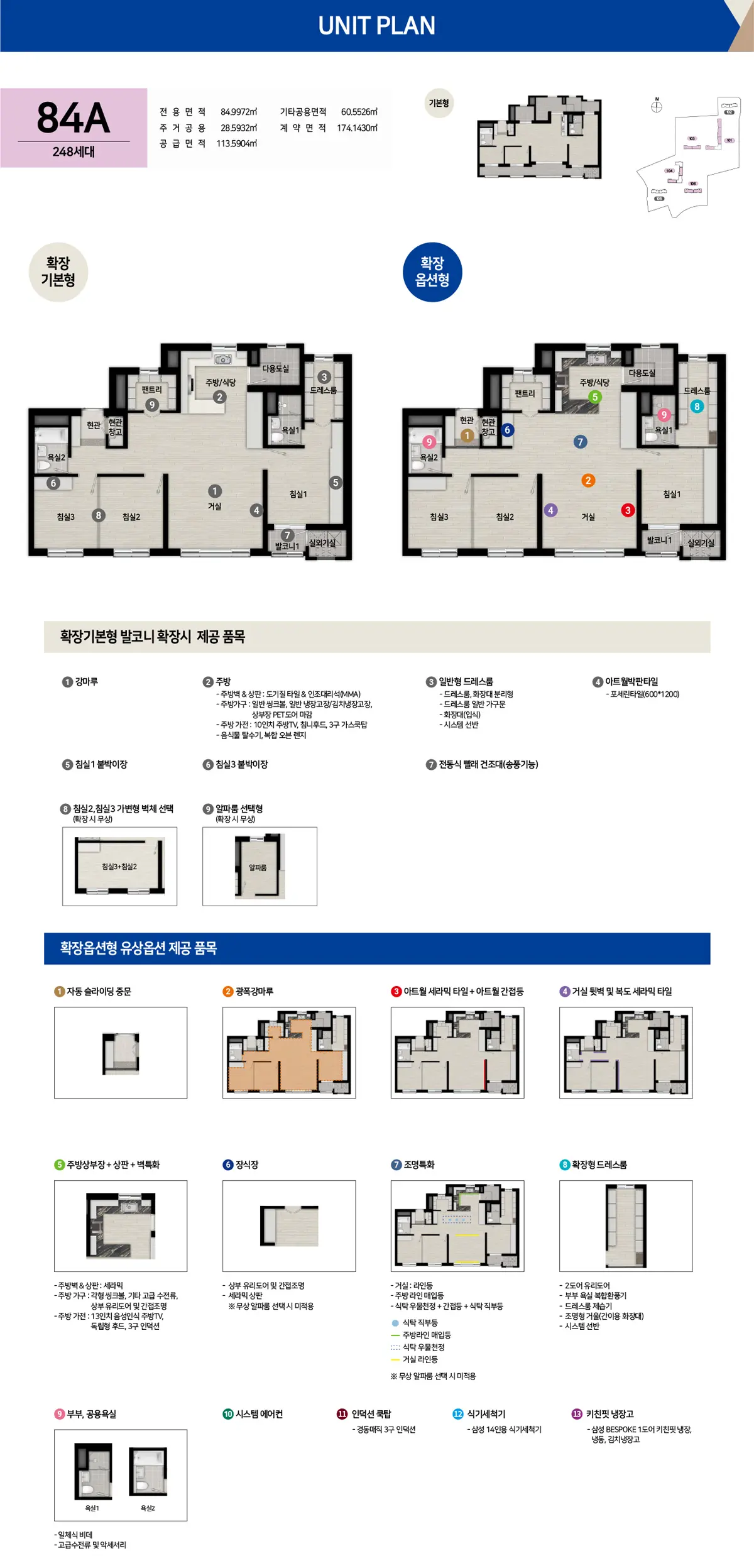 두정역 양우내안애퍼스트로 84A타입구조